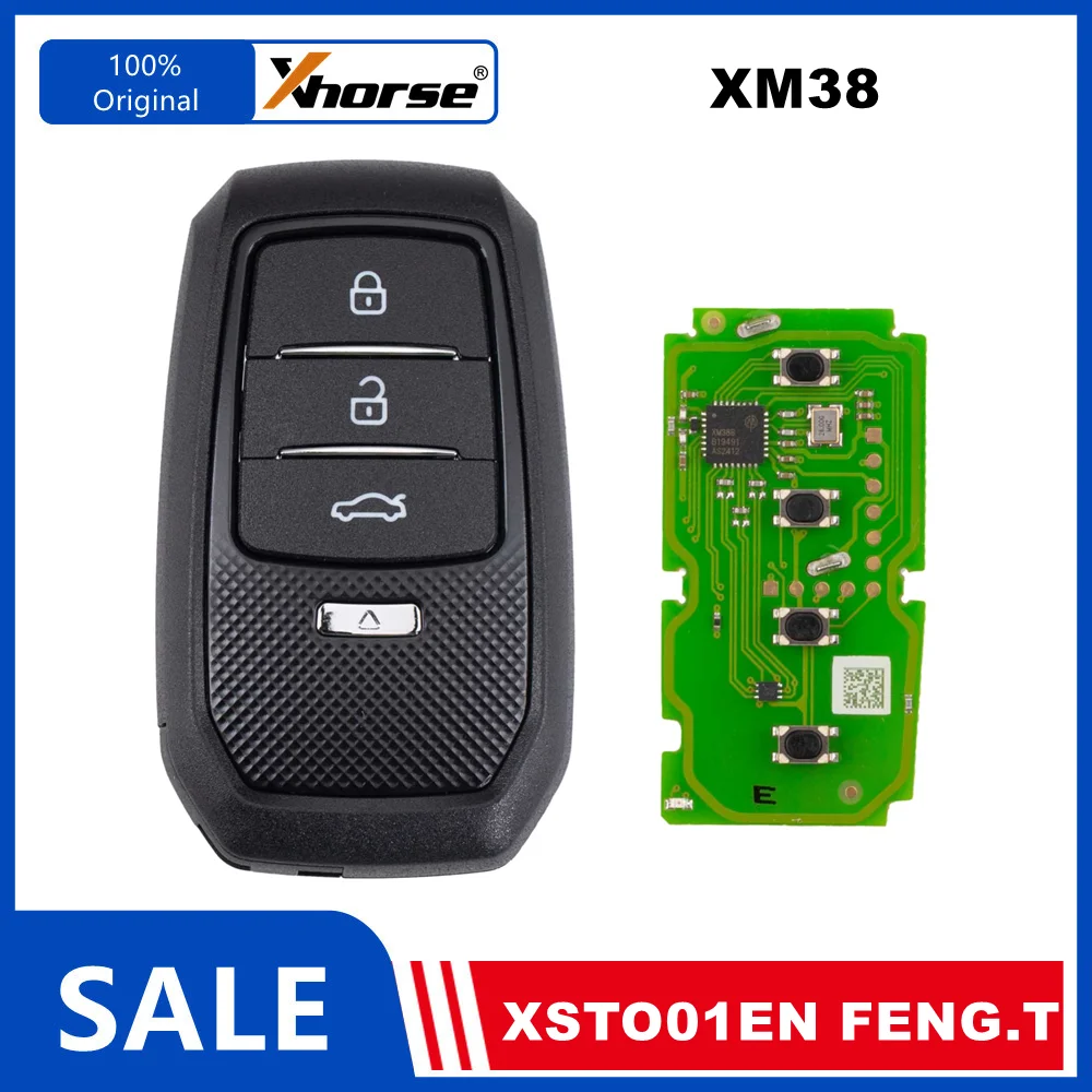 

1/2 шт. Xhorse XSTO01EN FENG.T пульты для Toyota XM38 Smart Key 4D 8A 4A «все в одном» английская версия