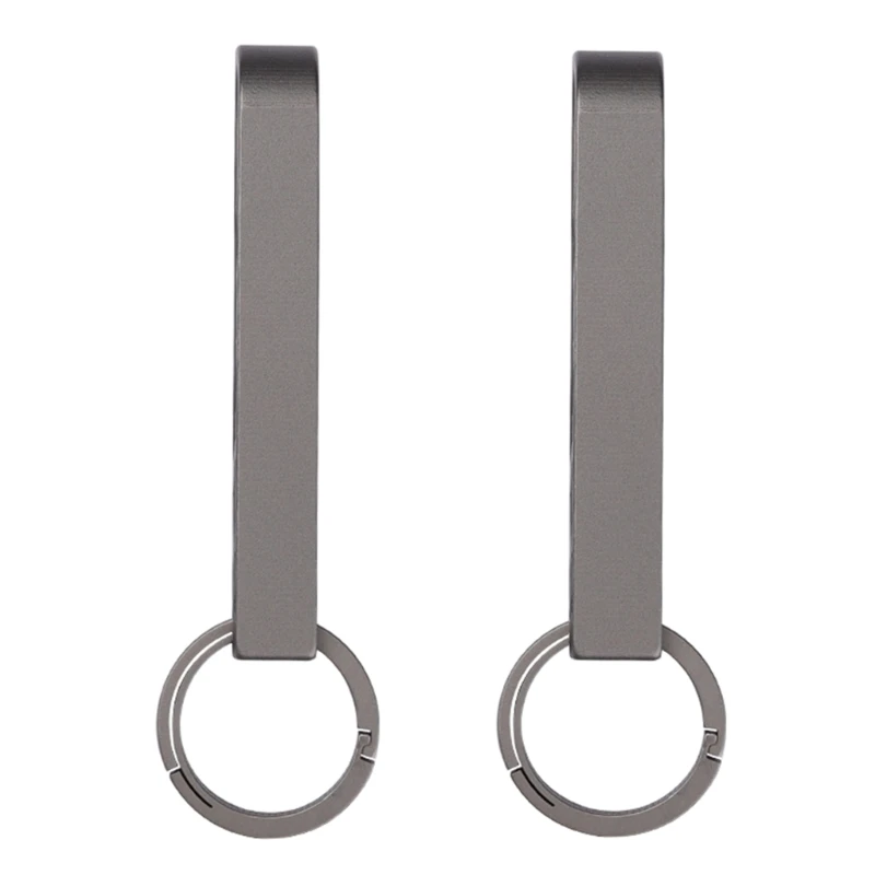 

Alloy Belt Loop Keychain Clip Quick Release Key Holder with Key-Ring