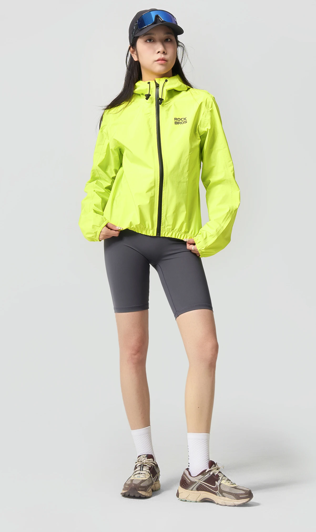 ROCKBROS Wasserdichte Winddichte Jacke, Schwerregenjacke, Mountainbike- und Straßenrad-Regenjacke für Männer und Frauen – Detail 18