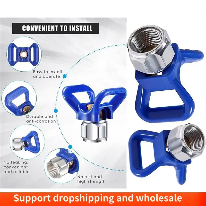 AA86 246215 7/8 นิ้ว Tip Guard ฐาน G7/8 เคล็ดลับ Reversible Sprayer Tip หัวฉีด Handtite สําหรับ Airless Paint Sprayer เครื่องมือ 246-215