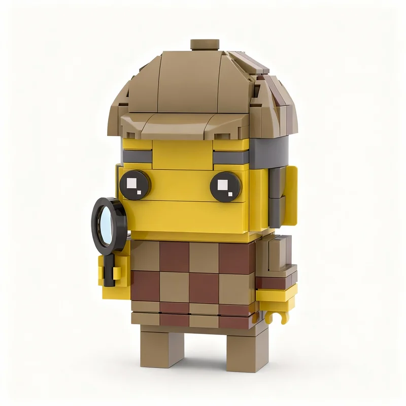 

197pcs MOC Detective Brickheadz Model Building Blocks Construction Toy Christmas Gifts DIY Creative Idea Education Assemble