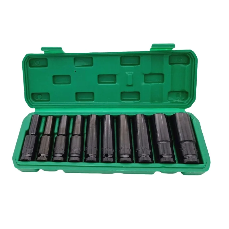 Extended 8-24mm socket complete set of electric wrench combination set, air cannon socket tool