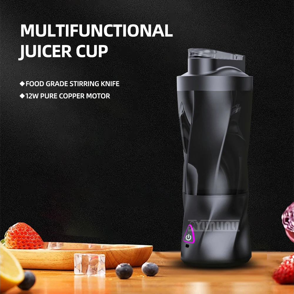 Portable Mini Blender Fresh Juice Cup Fruit Mixer Electric Handheld Blender Przenosny Blender Bezprzewodowy