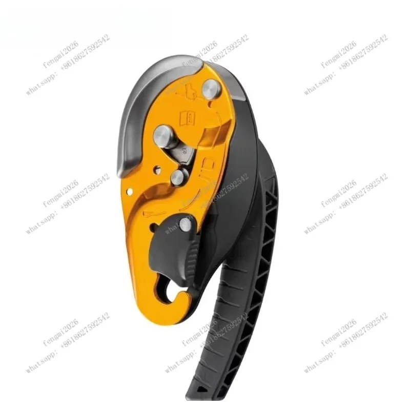 Self-Locking Descender Automatic Fall Arrest Device for Climbing Mountaineering Equipment