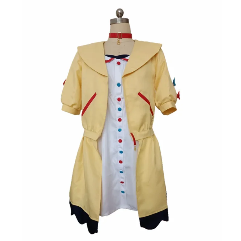 

Унисекс аниме Cos Inugami Korone костюмы для косплея наряд Хэллоуин Рождественская форма индивидуальный размер