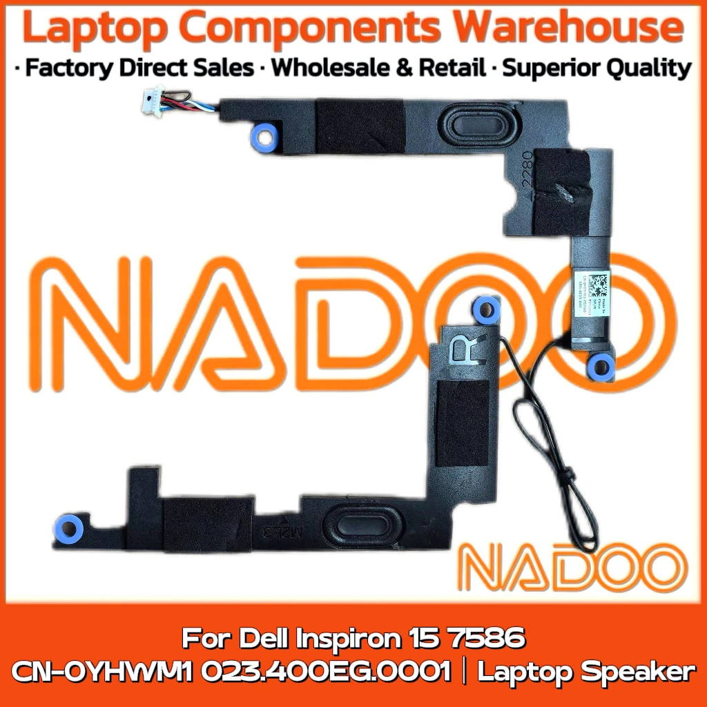 New Original Laptop Notebook Audio Speaker For Dell Inspiron 15 7586  built-in speaker horn audio  CN-0YHWM1 023.400EG.0001