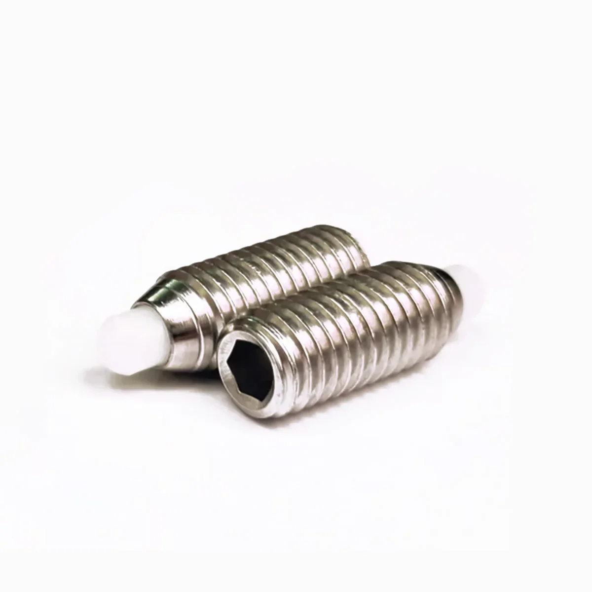 

M3M4M5M6M8M10M12 Stainless Steel 304 Ball Screw Press In Spring Plastic Ball Head Pom Positioning Plunger Accessory