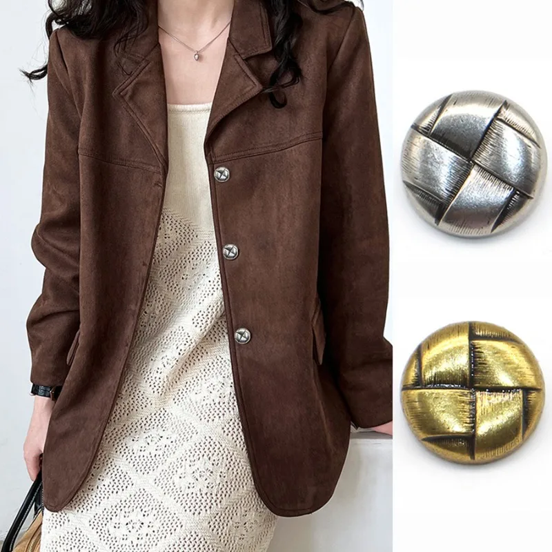 

Retro Metal Buttons for Coat, Windmill Design, High Quality, Vintage, Hand-Sewed, Clothing, Free Shipping, 10Pcs