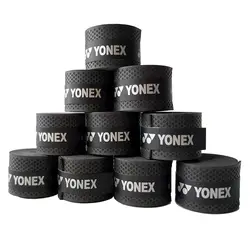 YONEX-Bandas de sudor para raqueta de tenis, 10 unidades por lote, antideslizantes, transpirables, para el sudor, para deporte, bádminton