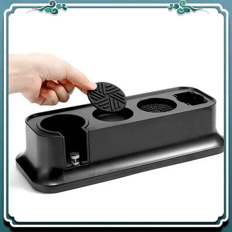 

Premium Coffee Tamper Holder Rack Portafilter Stand Espresso Distributor Mat Rack 51/53/58Mm Coffee Maker Tool Accessories