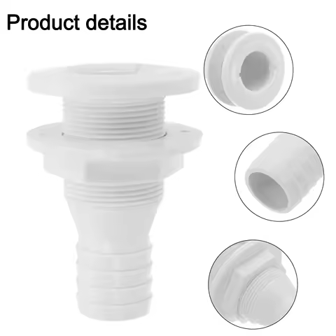 Thru Hull Boat Drain 32MM 1 14 Marine Bilge Water Deck Transom Drainage Outlet for Easy Installation and Reliable Performance