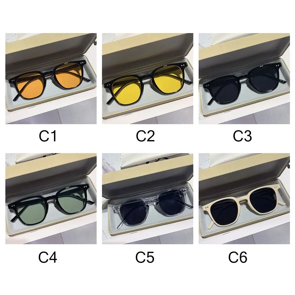 Vintage Square Sunglasses Women\'s Fashion Oversized Sunglasses Men Shades Black Sun Glasses UV400 Eyewear