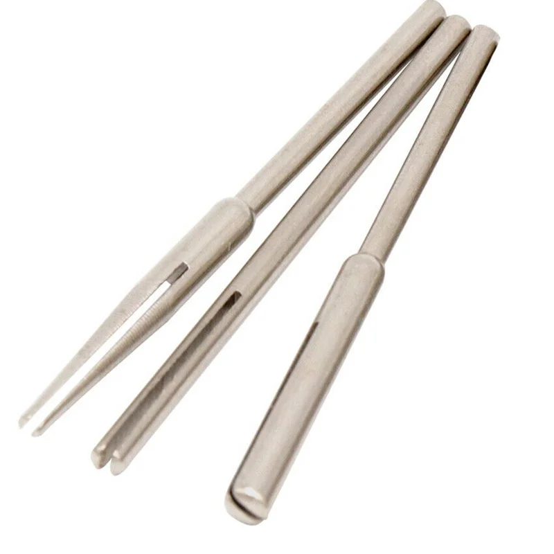 2.35/3mm Shank Sandpaper Clamp Split Mandrels Fixing Rod Long Abrasive Holder Clip For Dremel Rotary Tool Electric Grinder