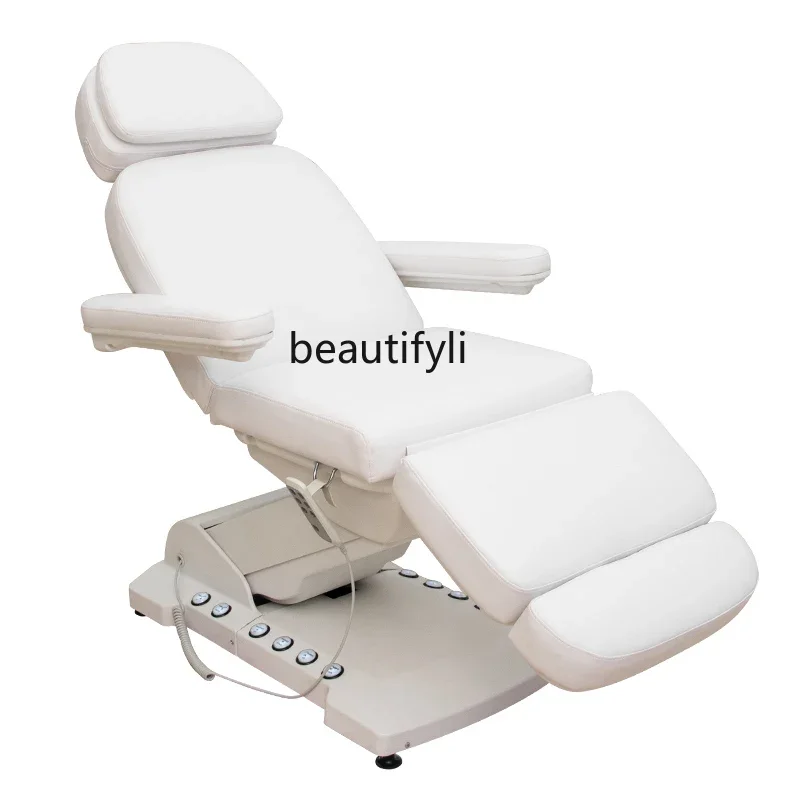 

Electric beauty bed multi-functional lifting massage physiotherapy tattoo embroidery special eyelash tattoo bed with lamp