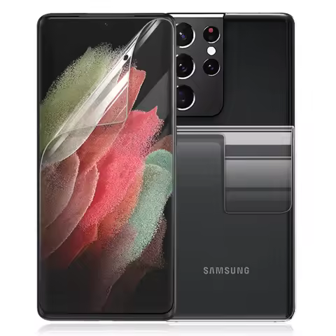 35D Front Back Silicone Soft Hydrogel Film For Samsung Galaxy Note 20 S22 S23 Ultra S21 Plus S20 A52s A72 TPU Screen Protector