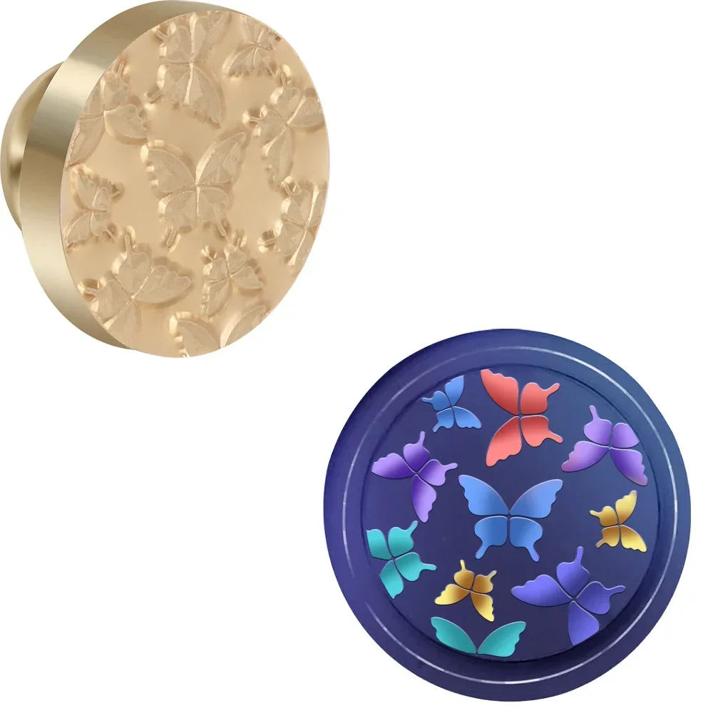 Vlinder Kroon Paw Print Lakzegel Zegel Stempel Koperen Kop Reliëf Proces Stempel Afdichting Voor Diy Kaarten Bruiloft Uitnodiging Decoratie