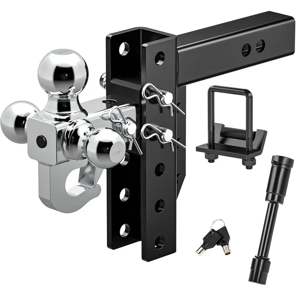 

6 регулируемых креплений сцепного устройства с крючком Tri-Ball (1-7/8 x 2 x 2-5/16)