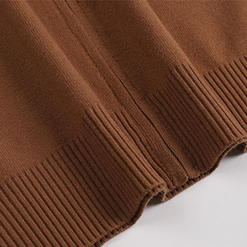 CH Herren Strickjacke mit Reißverschluss Stehkragen Langarm Casual Pullover Jacke Herbst Winter Oberbekleidung – Detail 9