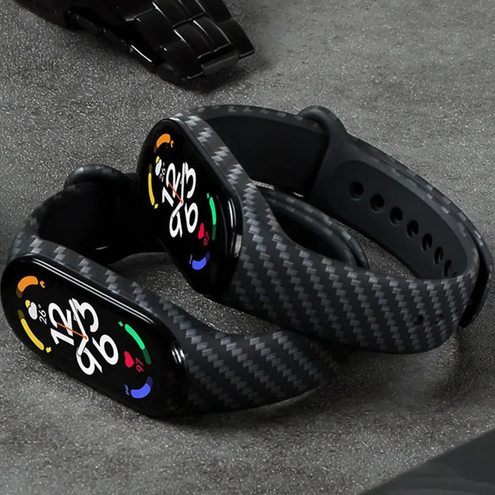 Xiaomi Mi Band 7,NFC,Mi Band5およびMiBand6用のシリコンストラップ