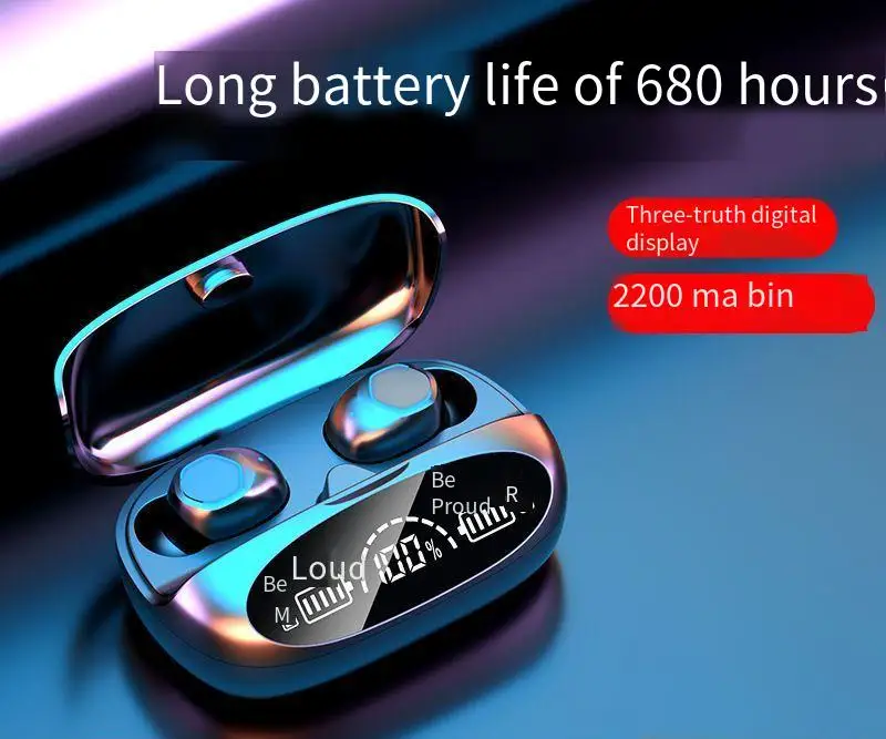 Настоящая Беспроводная Bluetooth-гарнитура Binaur с шумоподавлением, 5,3 ядер, для игр Apple, Huawei, Vivo, Xiaomi, OPPO, универсальная