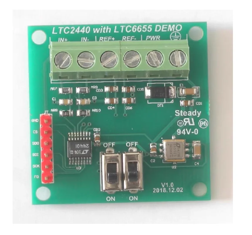 LTC2440 module with ltc6655 benchmark