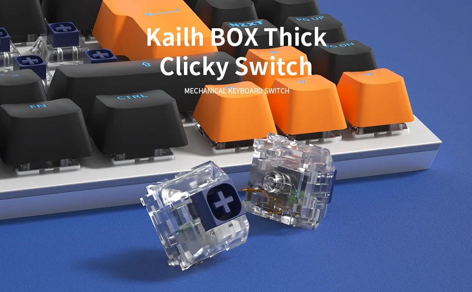 Kailh Box Kristall Marineblau Tastaturschalter Mechanische Tastatur Heavy Handfeel IP56 DIY Spiel Clicky Switches – Detail 2