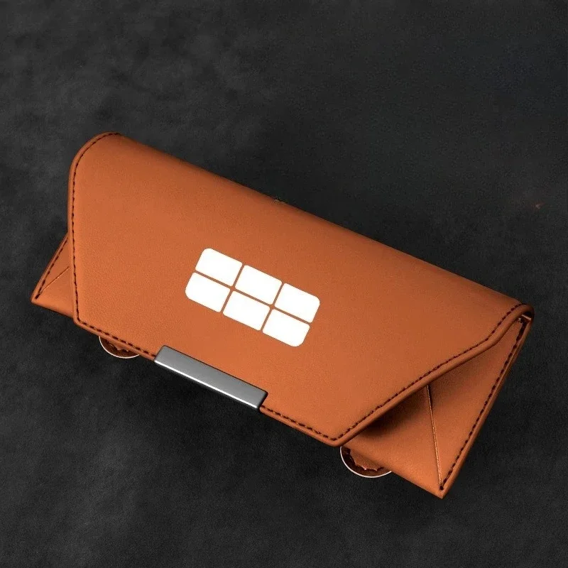 Sunglasses Case For Galaxy L7 E5 L6 E8 Car Carrying Visor Sunglasses Card Storage Car Decorations glasses case  visor organizer