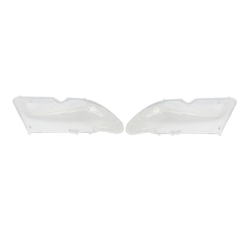 

1Pair Headlight Cover Lens Shell Lampshade For BMW 3 Series E46 2DR Coupe 03-2006 Head Lamp Caps 63127165907 63127165908