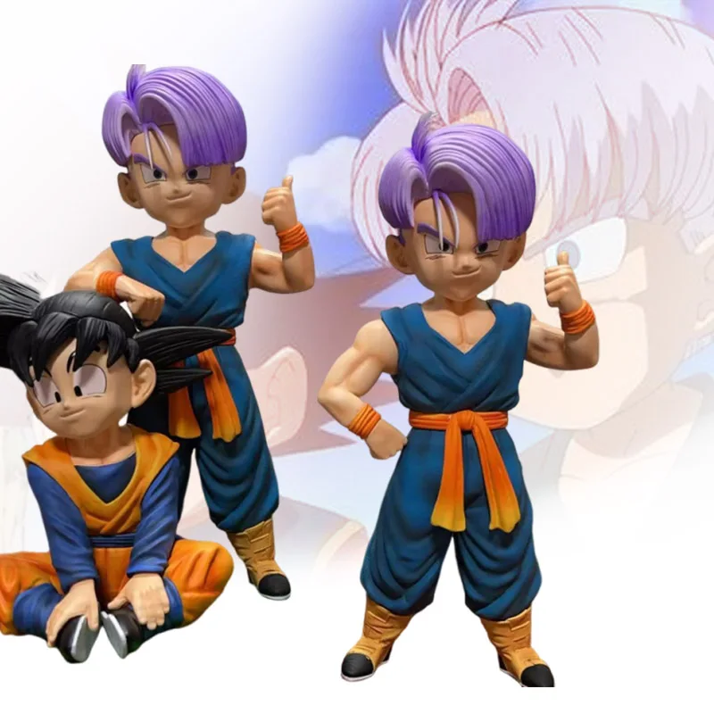 

New Dragon Ball Son Goten Figure Torankusu Figures Trunks Anime Figurine Pvc Collection Model Desk Doll Statue Toys Gifts