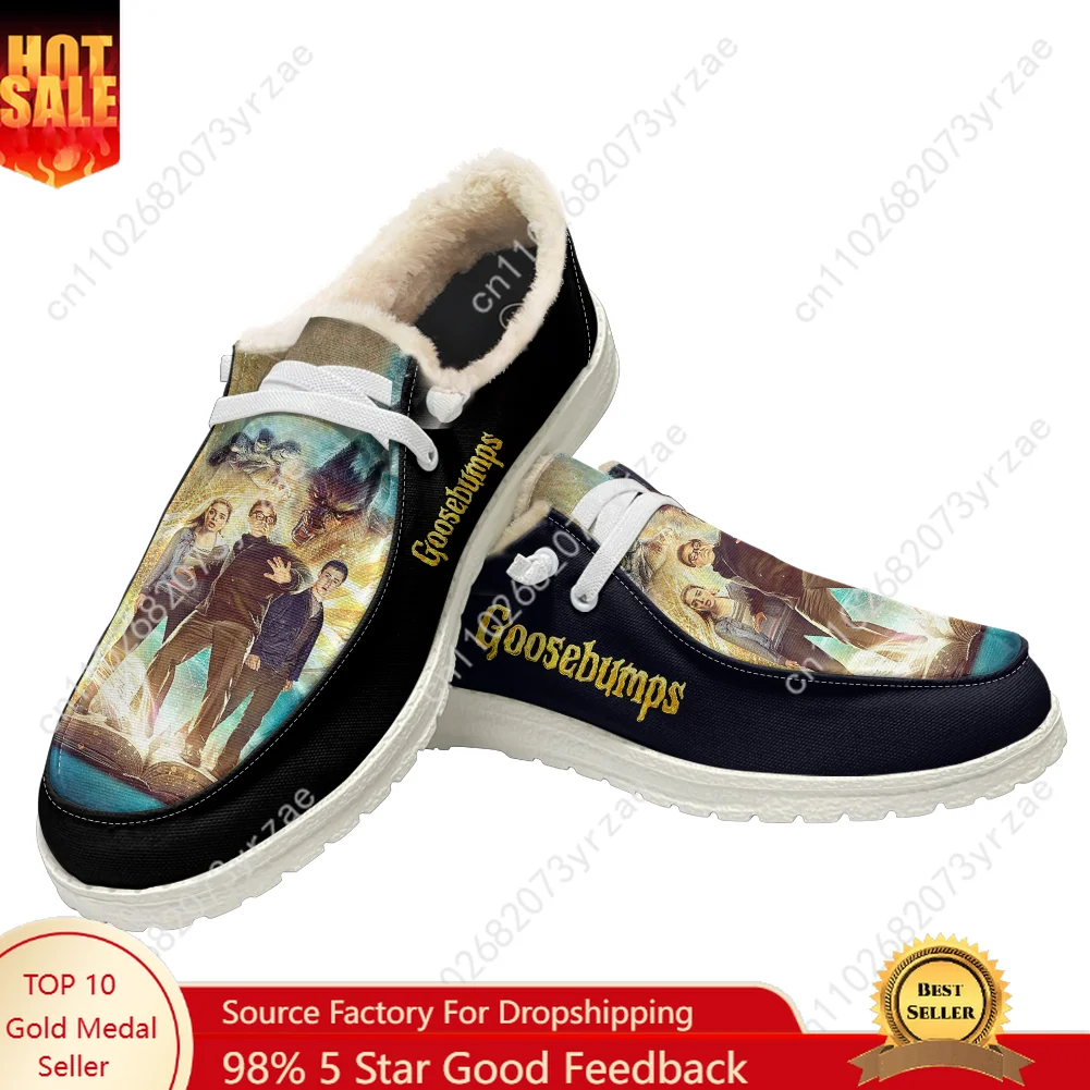 

Goosebumps Plush Flat Shoe Mens Womens Teenager Warm Shoe Indoor Outdoor High Quality Lightweight Shoes Custom Made Footwear