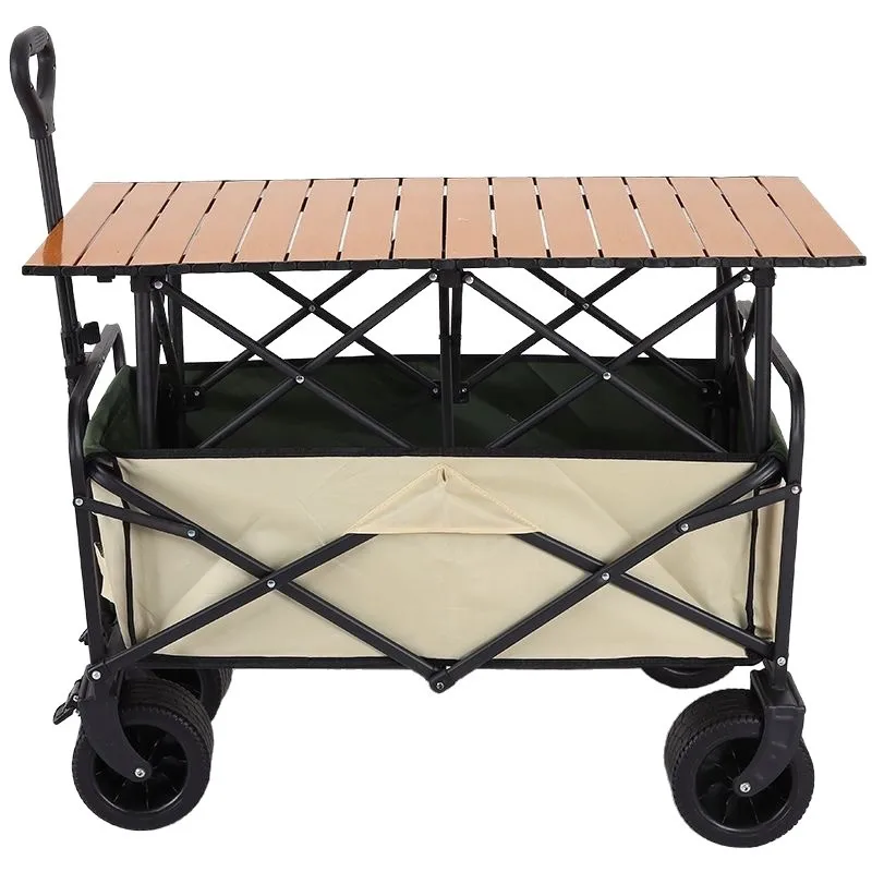 

Outdoor foldable oversized trolley