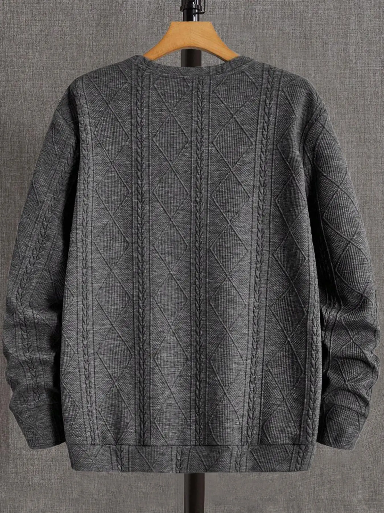 Herren Mode Rundhals Casual Langarm-Sweatshirt Stylischer Pullover für Tägliches Tragen Komfortables und Trendiges Design – Detail 11