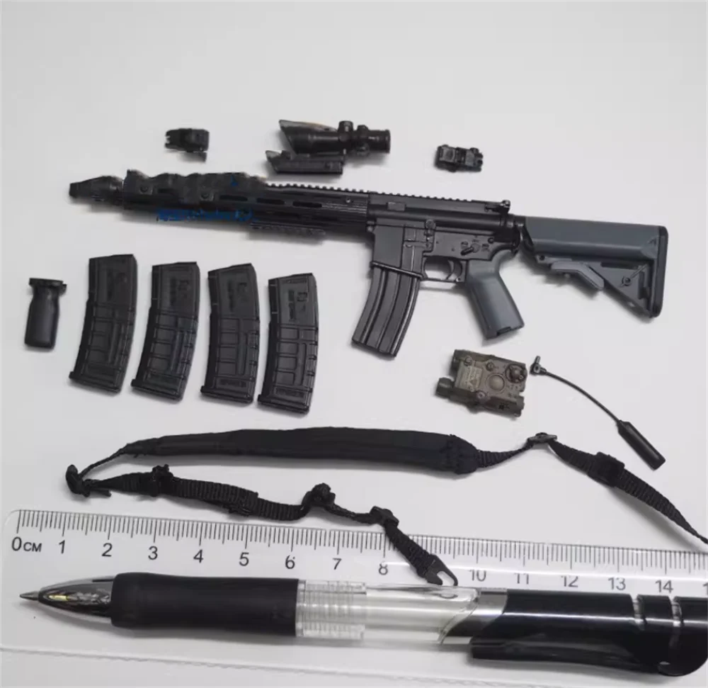 

1/6 Soldierstory SSG009 Soldier Female Agent Ward Mini Toys Weapons Model M4 Clips M9 Clips PVC Material Not Real For 12" Figure