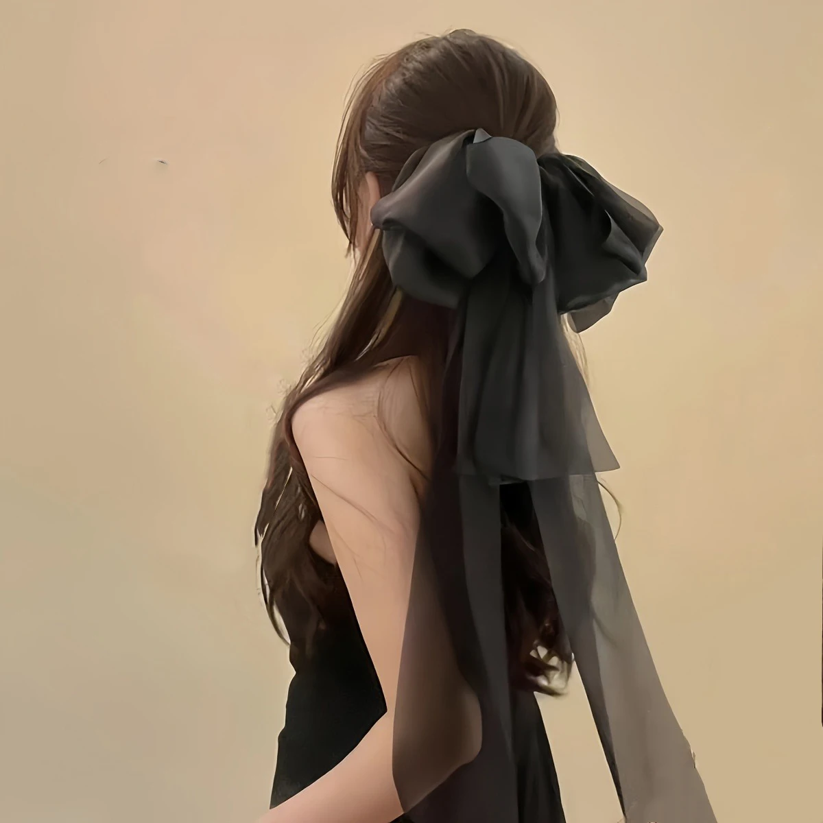 

1pc Big Bow Hair Clip Oversized Claw Clamp for High Ponytails Stylish Barrettes Headwear for Girls and Women Hair Accessories