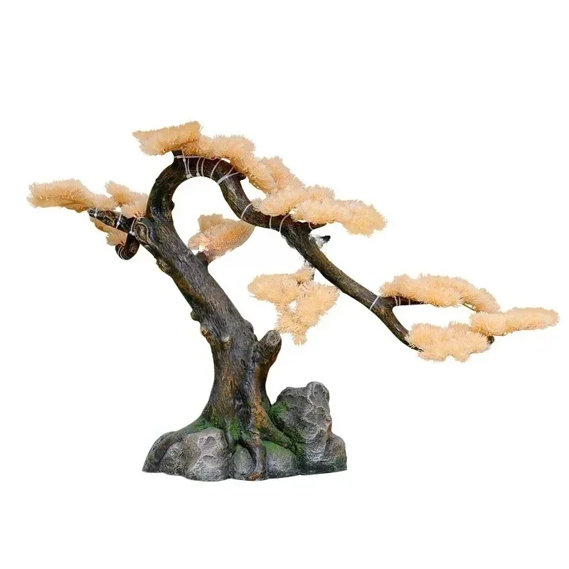 New style Large-scale simulated welcome pine ornament pine tree outdoor courtyard indoor decoration landscape landscaping
