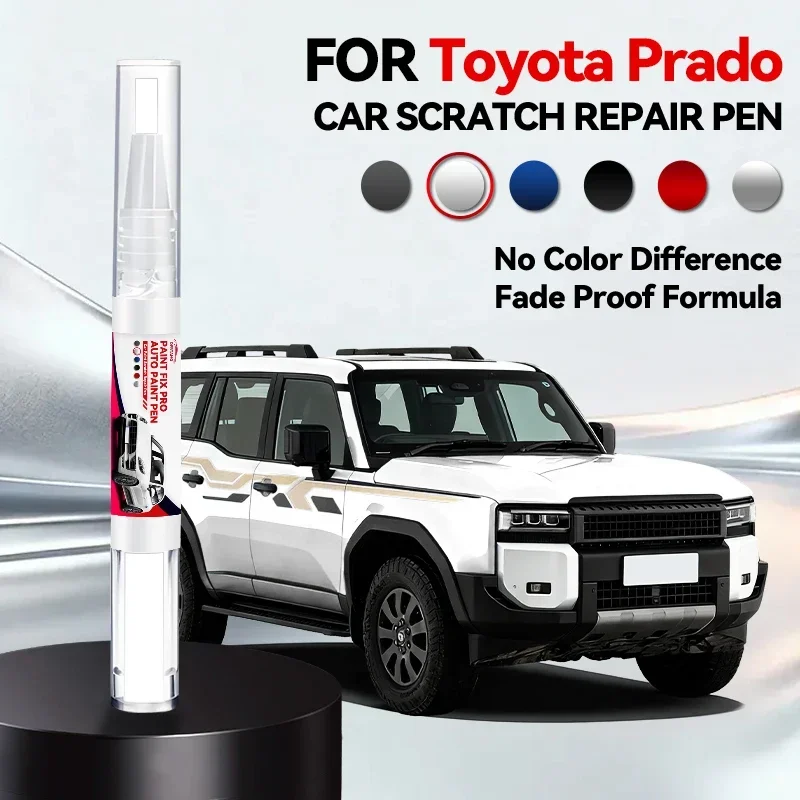 

Ручка-корректор для ремонта лакокрасочного покрытия Toyota Prado 1996-2025 J120 J250, средство для удаления царапин, аксессуары для авто, черный, белый, серый