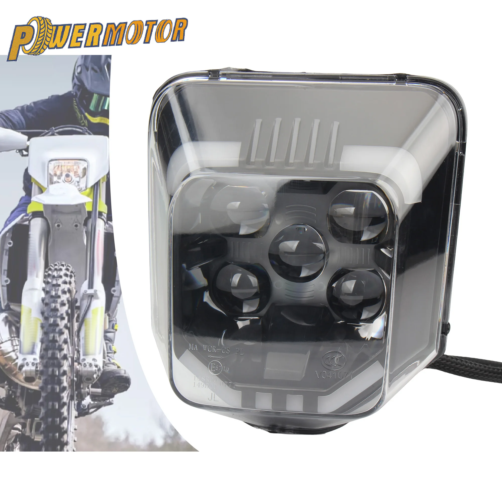 Nouveau phare de moto LED mèche pour Husqvarna TE FC FE TC 125 300i 250 300 450 701 Enduro Dirt Bike accessoires de Motocross