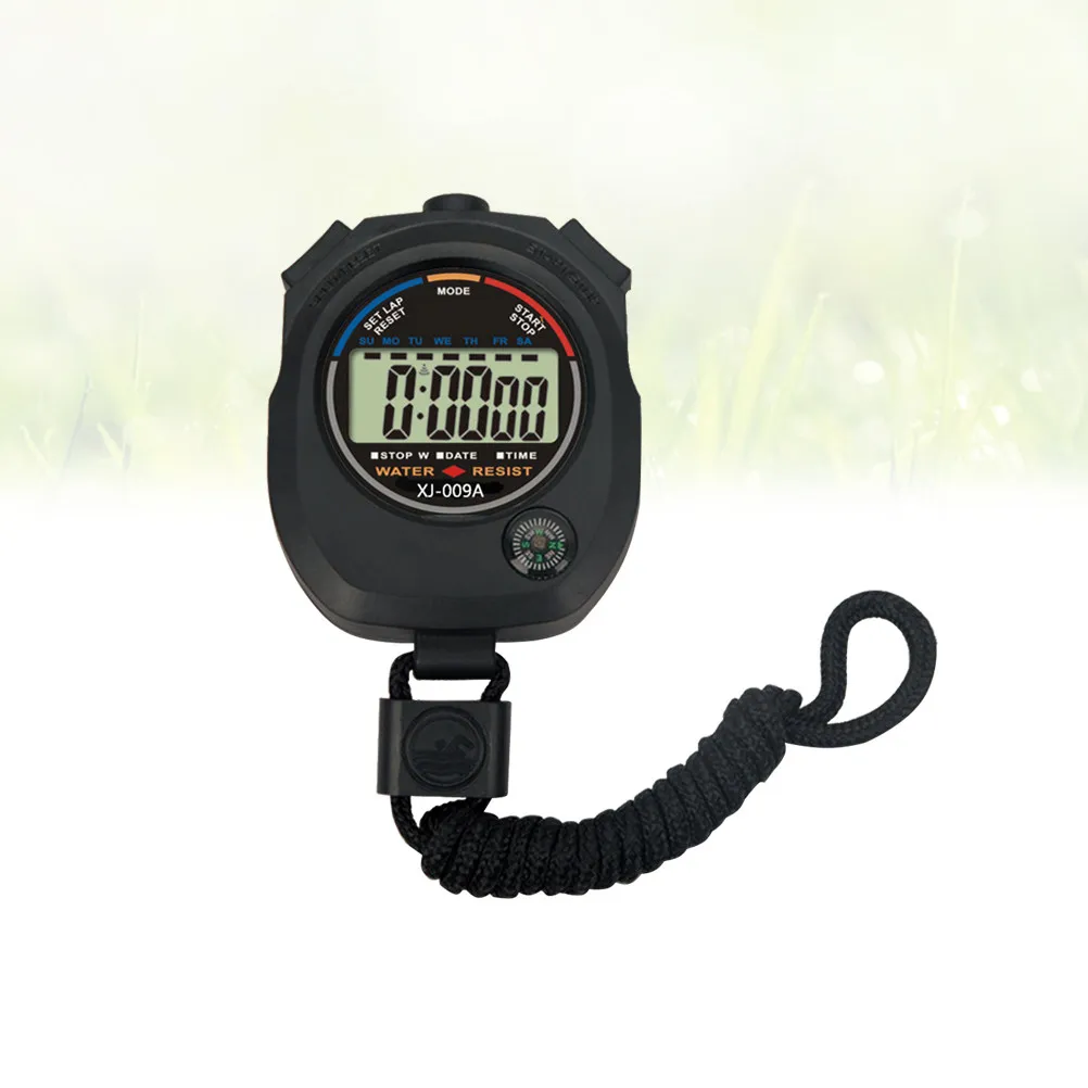 1Pcs Professional Stopwatch Sports Timer Lightweight Split Time Multi-Function Electronic Timer Precise Outdoor Timing Device