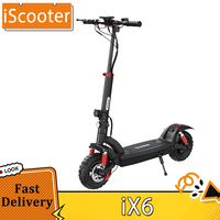 iScooter iX6 Electric Scooter 11 inch Off-road Tire 1000W Motor Max 45km/h 48V 17.5Ah Battery up to 60km Range NFC Unlock