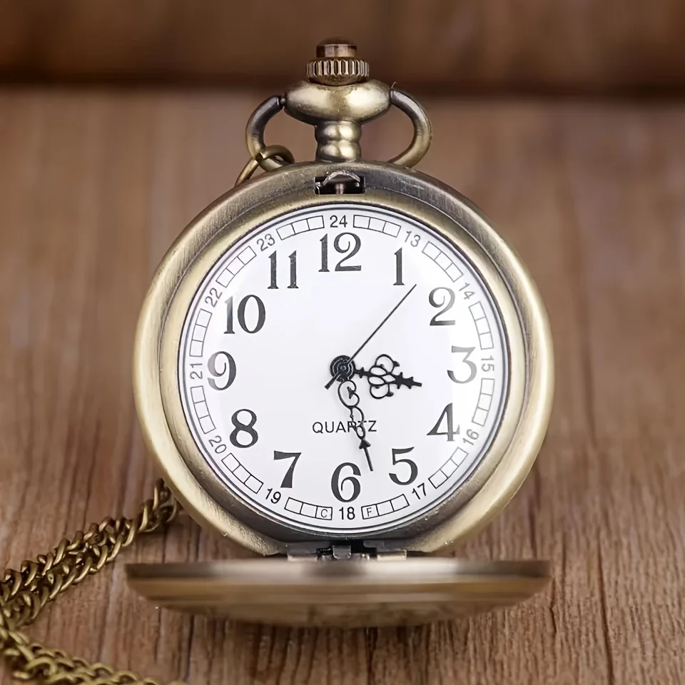 New Vintage Bronze Pocket Watch Necklace Collection For Men And Women Alike Inexpensive Vintage Gifts