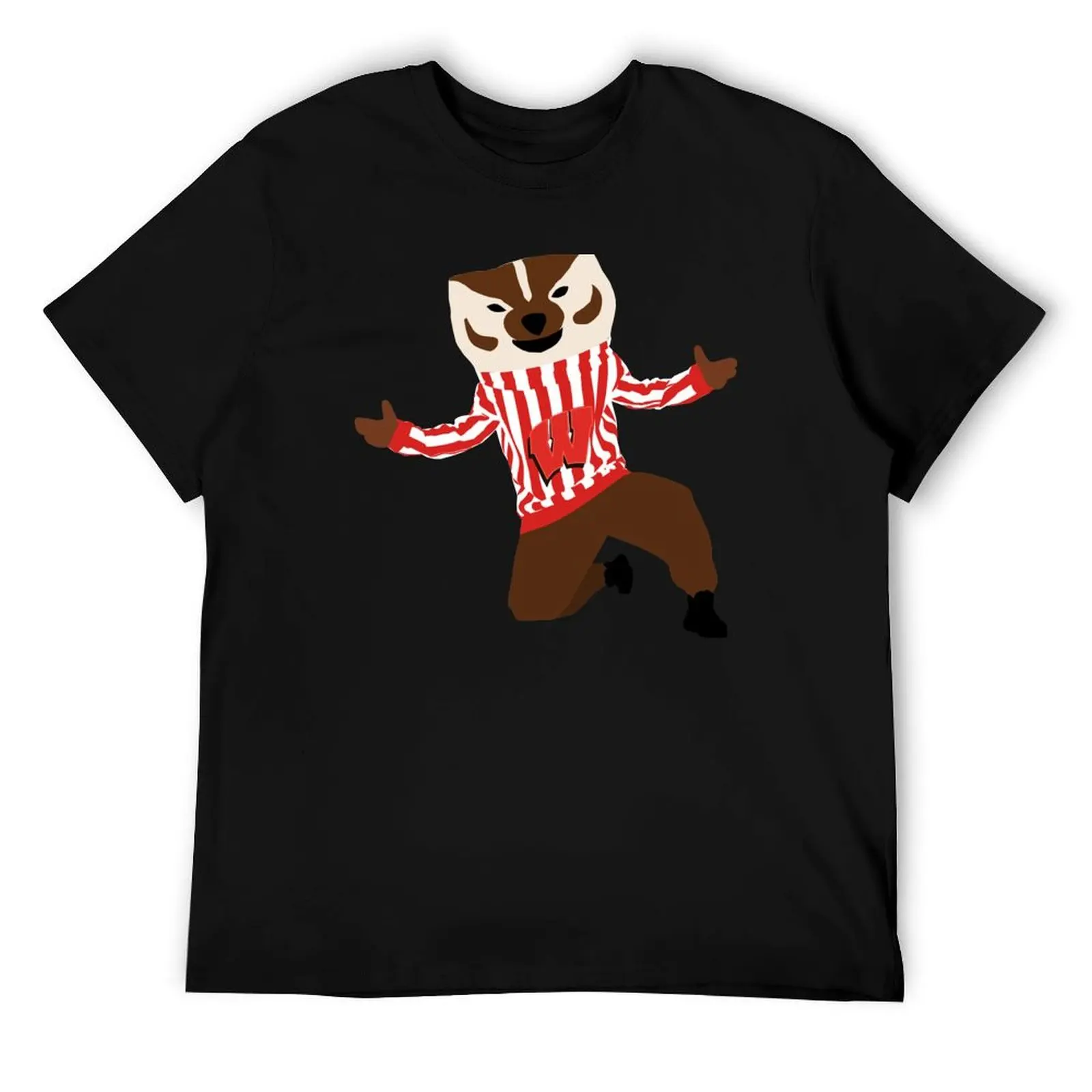 

Bucky Badger - University of Wisconsin T-Shirt t shirt man casual t shirt custom print man tshirt T-Shirt