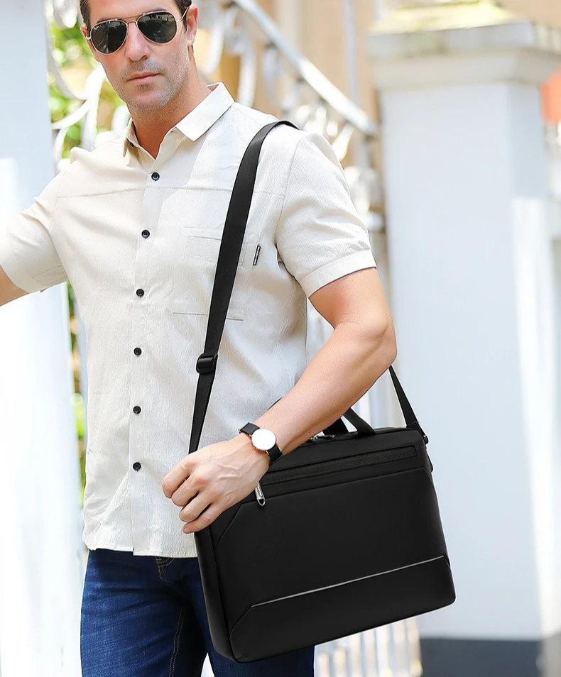 Large Capacity Laptop Bag Shockproof Protective Laptop Case 15.6 inch Strap Carrying for Lenovo/HP/Dell/Asus/