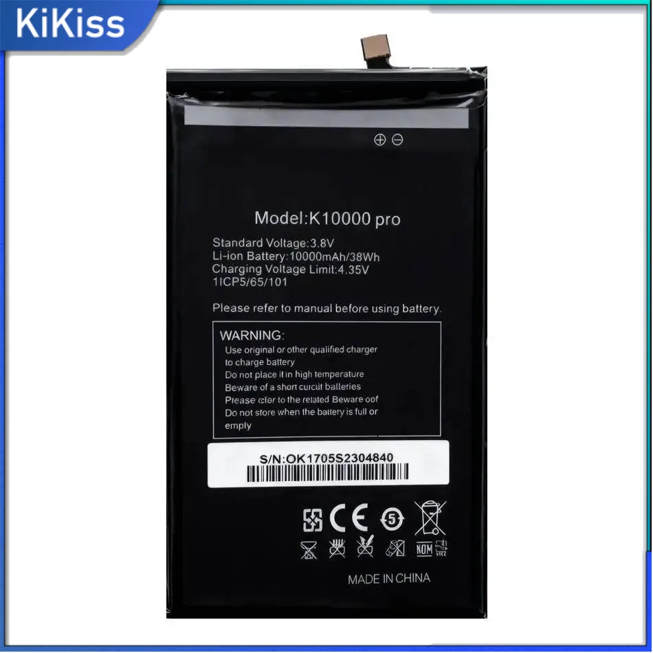 10000Mah Mobile Phone Battery High-Efficiency For Oukitel K10000 Pro Long-Lasting