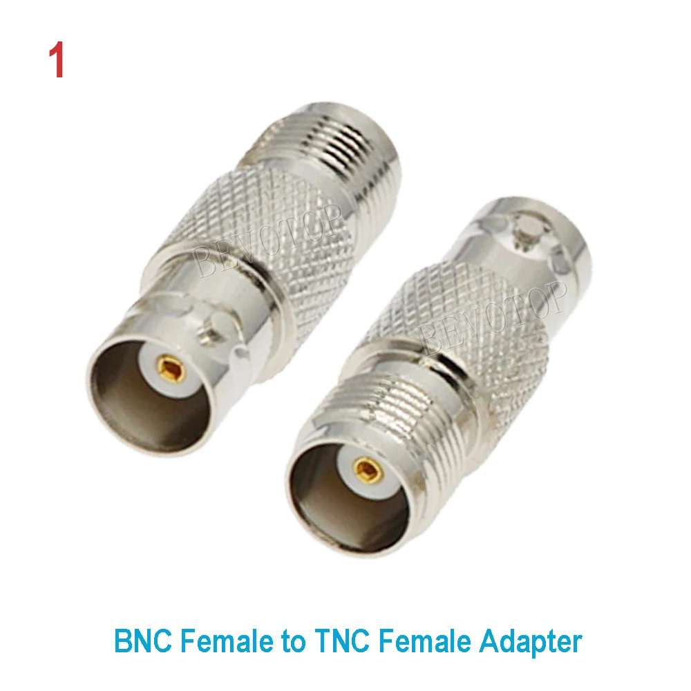 1Pcs Q9 BNC To TNC Male Plug&Female Jack Straight Connector TNC To BNC Male Female Coaxial RF Adapter  Nickel Plated