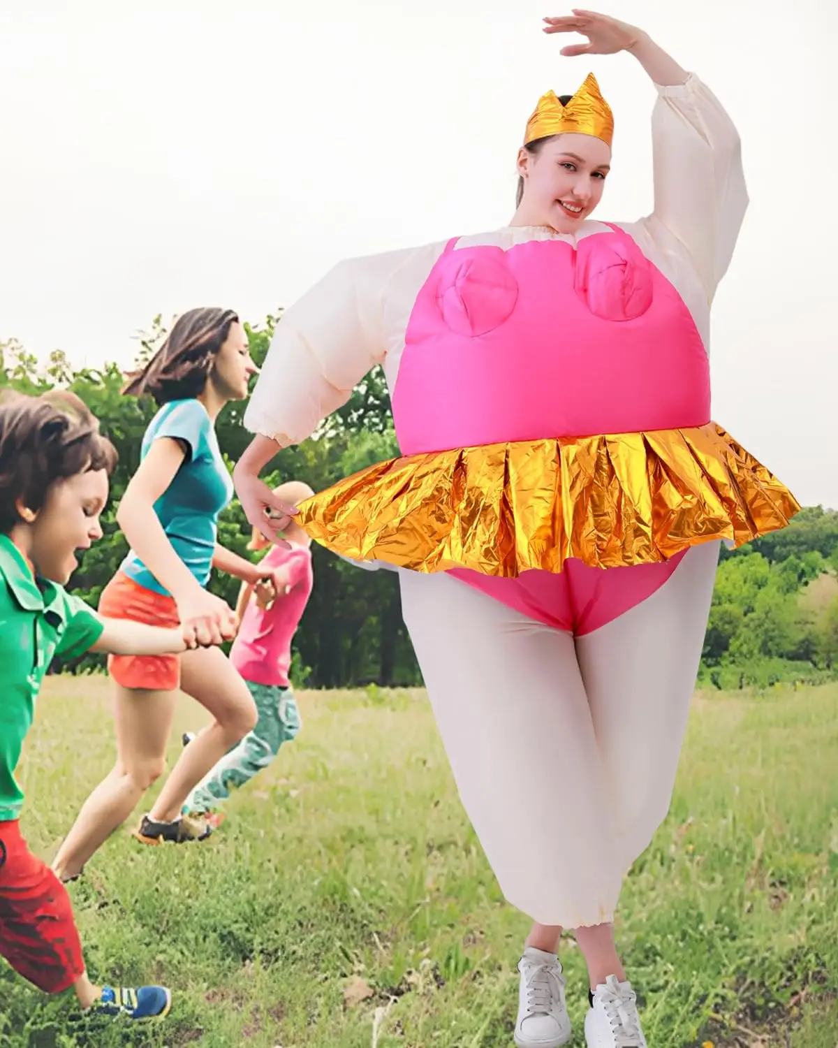 Polyester Performance Wear Inflatable Suit Ballet Costume Role Play Costume Party Sumo