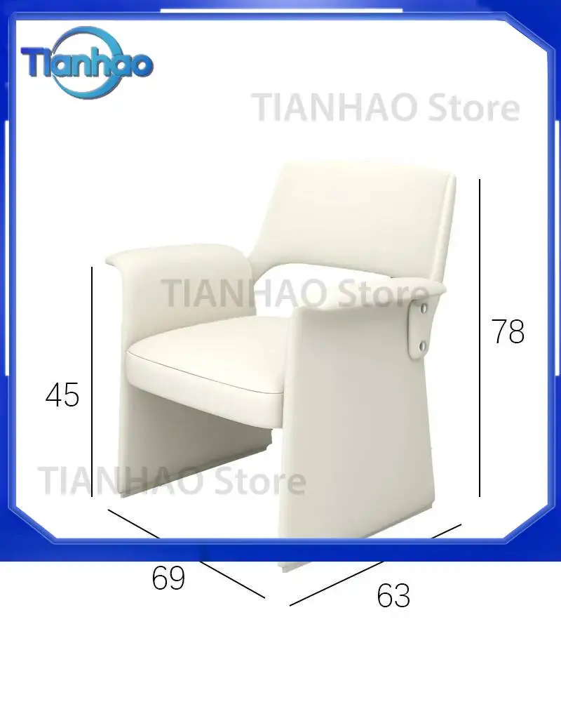 Nordic Sofa Armchair for Living Room Bedroom Office Gaming Relaxing Vanity Makeup Lazy Floor Chair with Backrest Home