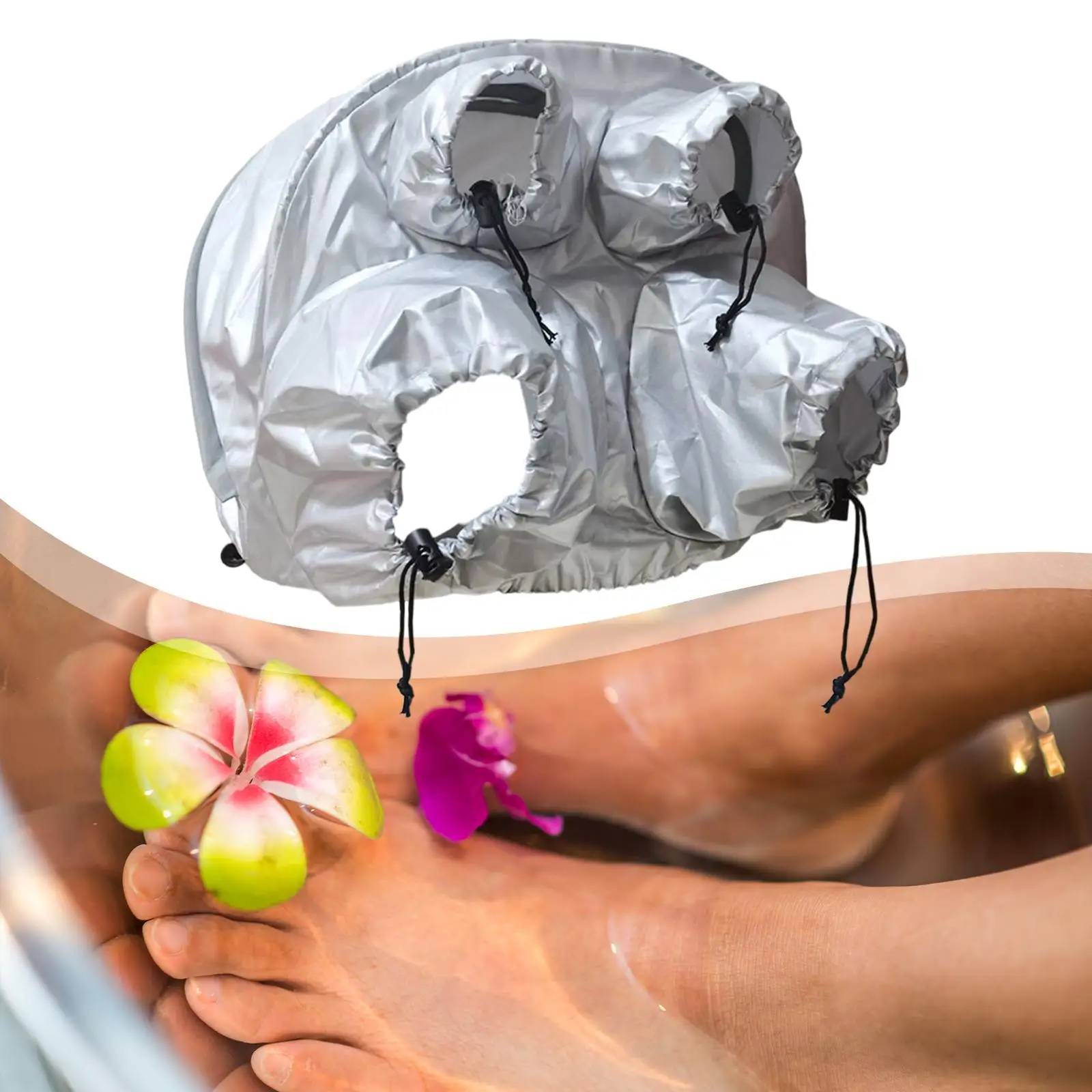 

Foot Bath Bucket Hood, Lightweight, Hand and Foot Steamer Cover, Feet Soaking Basin Hood, Waterproof, for Pedicure Sauna