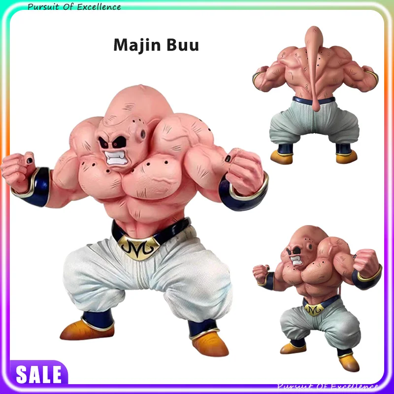 

24 СМ В наличии Dragon Ball Z Muscle Buu Фигурка Majin Buu Аниме Фигурки ПВХ Статуя Настольный Орнамен Коллекция Модель Игрушки