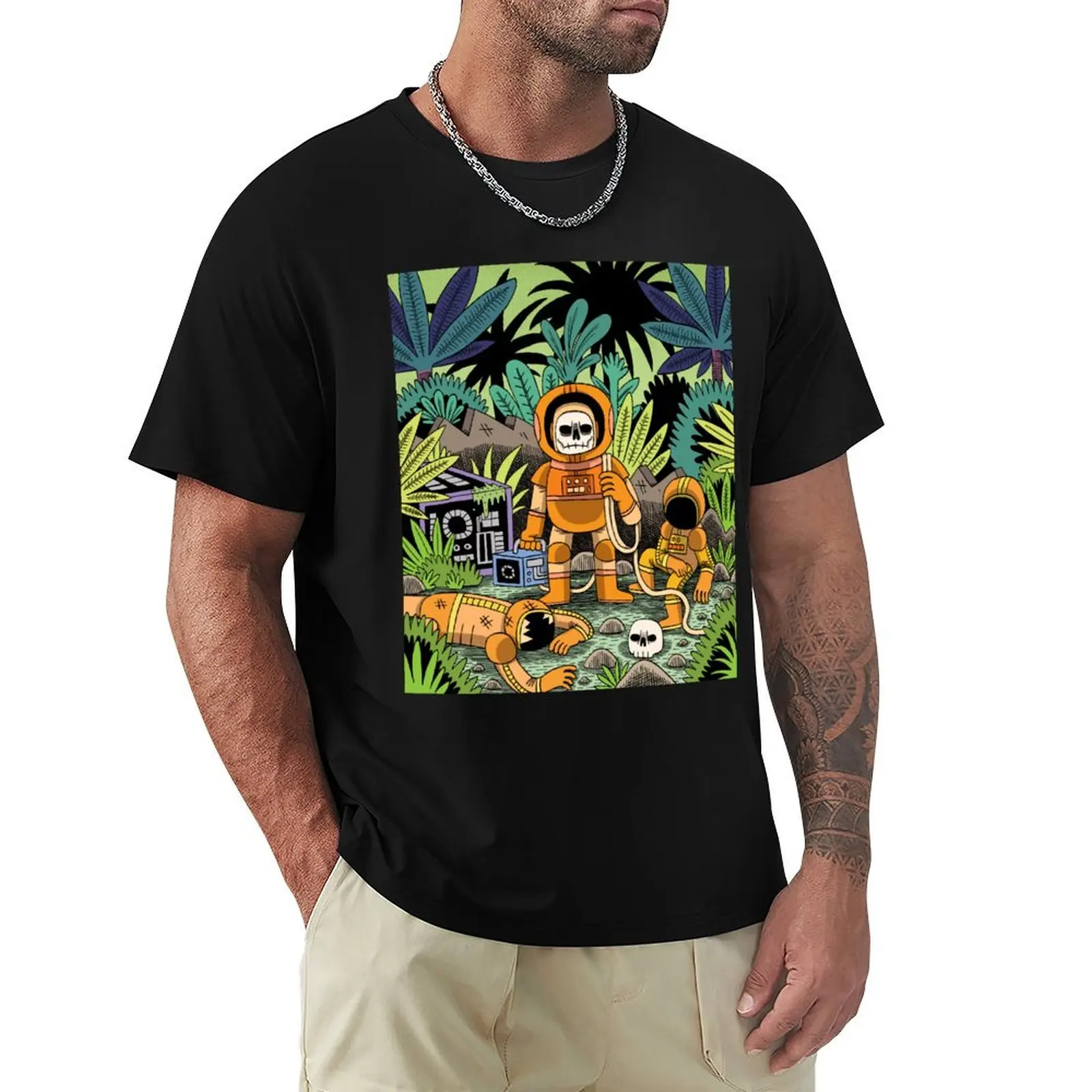 Lost contact T-Shirt Big and Tall Casual T-Shirt
