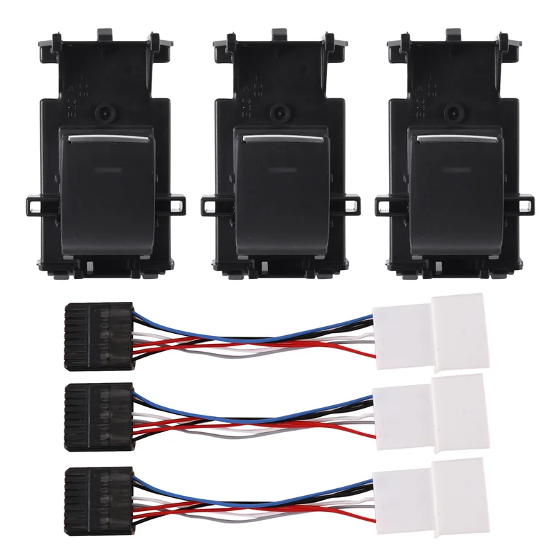 ABOK-Window Lifter Switch Black Left Driving Backlight Upgrade For Toyota RAV4 CHR Corolla 2018-2020